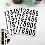 숫자 번호 호실 창고 학교 분류 스티커 블랙1P