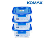 KOMAX KOMAX 코멕스 코멕스 밀폐용기 비비락 정3호 1 2L 3개입