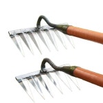 밭갈이 농기구 갈쿠리 쇠스랑 갈퀴 괭이 텃밭 제초 원예 농업용