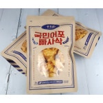 공유관 국민어포 빠사삭 빠삭이 튀각 영양간식 쥐포 간식 맥주 안주 80g 1개