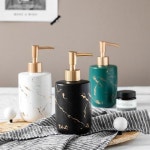 대용량 호텔 손세면대 세라믹 디스펜서 리필통 민박 세정제통 핸드 분리장 업소용 녹색