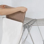 히키스 보관편리 접이식 튼튼한 원룸 스텐 빨래건조대