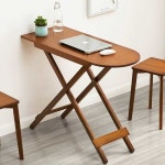 접이식 홈바테이블 탁자 원목 긴 나무 아일랜드식탁 책상 휴대용