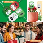 토양 수분계 식물 수분계 업그레이드 대형 스크린-토양 습도계 실내 실외 주택 정원 농장 잔디 테스터기-화이트용 경식물