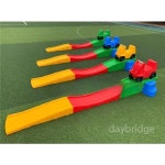 키카 자동차 슬라이드 3단 레일카 미끄럼틀 키즈카페 장난감