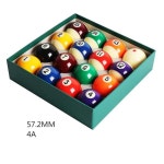 빌리아드 장비 대구경 당구 컬러 훈련 표준 대회 수지 57 크리스탈 billiards 52 1개