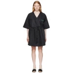 GANNI 블랙 캔버스 스포츠 드레스 f7461