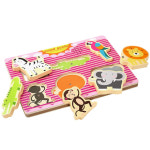 KesB 동물 사운드 꼭지 퍼즐 2240 어린이집 어린이날 아동 유치원 맞추기 선물 놀이 교구 조카 나무