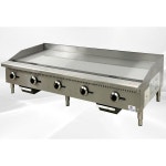 상업용 그리들 매뉴얼 60 카운터탑 천연가스 - 150000 BTU NSF CD-MG60