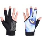 ARTIBETTER 1 3개 손가락 쇼 장갑 당구장 스누커 큐 사이즈 M The Wolfs eye Large