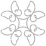 퀼팅 크리에이션스 프로미스 퀼트 스텐실 7