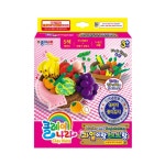 종이나라 종이나라 클레이나라 과일이랑 채소랑 클레이 종이접기 점토만들기 접기색종이 클레이세트 컬러점토 만들기세트 3개 70g 혼합색상