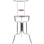 세숫대야 받침대 스탠드 철제 거치대 농막 세수대야받침대 수반 A 붉은 얼음꽃 모델 736