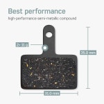 보르겐 2쌍의 자전거 브레이크 패드 시마노 B01S 패드와 호환되는 디오레 알투스 알리비오 아세라 BR-M-모델에 적합