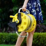 바퀴식 70미터 농업용 호스 트럼펫 수납 선반 1 호스랙 물호스 호스릴 정리대 보관대 1 트럼펫 호스 수납 선반 선반