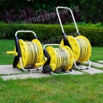 바퀴식 70미터 농업용 호스 트럼펫 수납 선반 1 호스랙 물호스 호스릴 정리대 보관대 1 트럼펫 호스 수납 선반 선반