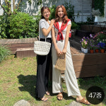 다온샵 20 10 다온샵 7630원 깜짝 텐셀진 청바지 스판 밴딩 슬랙스 반바지 린넨