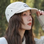 남녀 공용 아웃도어 모자 등산 룩 숏 챙 캠프 캡 코디