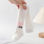 아동 레깅스 봄가을용 S 0-6개월 권장 신장 흰색