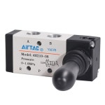 AIRTAC 기존 공압 수동 핸드 레버 밸브 C E 06 0 10 제어 공기 4H210 4HA230 4HA330
