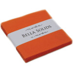 Moda Fabrics의 모다 벨라 단색 참 팩 106 7-12 42-5 퀼트 스퀘어