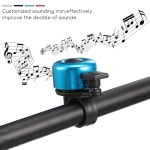 헤스티야 4피스 자전거 벨 산악 핸들바용 벨 드라이버가 선명한 투명 알루미늄 도로