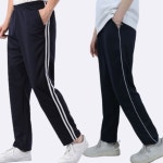 오뜨모드 체육복 학교체육복 중학교체육복바지 화이트2줄