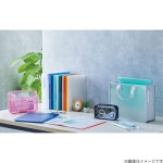 리히토 러브 투명 클리어 펜 케이스 펜 약 20 개 프로스트 클리어 SOERU A8100-1