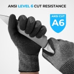 KastKing Kut 안전 필레 장갑 낚시 야외 사용을 위한 궁극적인 절단 저항 ANSI 레벨 6 보호 Medium