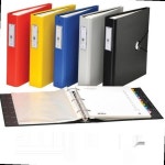 로그인화일 80매 문화산업 클리어 포켓 바인더 스프링