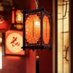 전통등 한옥등 사각 나무 일식집 조명 방등 한지 한옥 스탠드 가죽