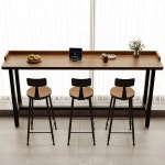 창가 테이블 홈바 탁자 MMA인조대리석 공간분리 비즈 슬림식탁 1 등받이 바 의자 세트