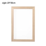 자연 선물 공예 도구 학습 제지 종이 만들기 화면 나무 그물 금형 프레임 1개 6 sigle-20x30cm