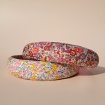 어보브 리버티 헤어밴드 Liberty Fabric Flower Headband 패브릭 플라워 통통 머리띠 논-슬립 처리 윌트셔 버드