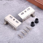 헤비 듀티 은폐 샤프트 문짝 경첩 부싱 피벗 목재 문 서랍 캐비닛 옷장 가구 하드웨어 2 개