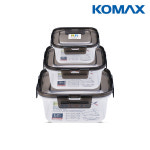 KOMAX 코멕스 밀폐용기 비비락 정1호 정2호 정3호 1 2L
