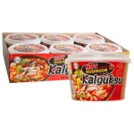 Surasang 매운 버섯 칼국수 버섯이 들어간 나이프 컷 국수 매콤하고 상쾌한 맛 222 8g 7 5oz 6개 팩 223g