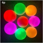 야간 라운딩 LED 6p 색상랜덤 칩 내장 E 찾기쉬운 골프 발광 SAWA41E89