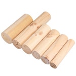 찜질방 목편한 누비 편백나무 목침 베개 길이10CM 5개