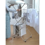 ohki 오키제작소 빨래건조대 타워형 3단 스테인레스