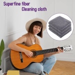 악기용 플러시 극세사 폴리쉬 천 3팩 청소 도구 베이스 바이올린 피아노 브라스 트럼펫 색소 플루트용 악기 액세서리