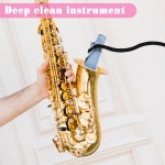 YQQyg 2PCS 클라리넷 청소용 천 내부 튜브용 청소기 적합 피콜로 플루트 색소폰