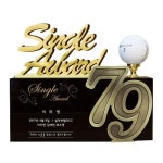 타수 싱글패 볼티 금속커팅 골프트로피 기념패 SSC24