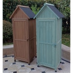 정원 수납함 창고 물품 소형 농막 간이 보관함 농기구 텃밭 넷 청색