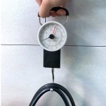 캐리어 저울 수화물 무게측정 아날로그 손저울 35kg