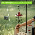 캠핑 텐트 램프 걸이 새 모이통 정원 조명용 쿠야펜니 야외 조명 후크 마당 견고하고 미끄럼 방지 폴 후크 큰 랜턴 후크 2개 작은 2개 2 Big... 