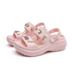 여성 여름 샌들 키높이 슬리퍼 240