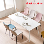 라자가구 라자가구 라자가구 듀얼센스 18T 포세린 양면세라믹 6인용 식탁 카페 거실 주방 테이블