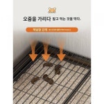 신장티베트 우체국 개화장실 서랍형 소형견 대형견 화장실 수세식 개샌드볼 요강 변기