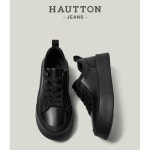 Hautton Jeans 캐주얼 가죽 신발 올매치 자연스런 키높이 슈즈